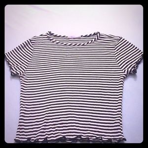 Two black and white shirts